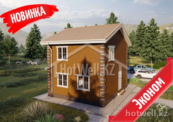 Проект дома "А-100" 100 кв.м — изображение 1