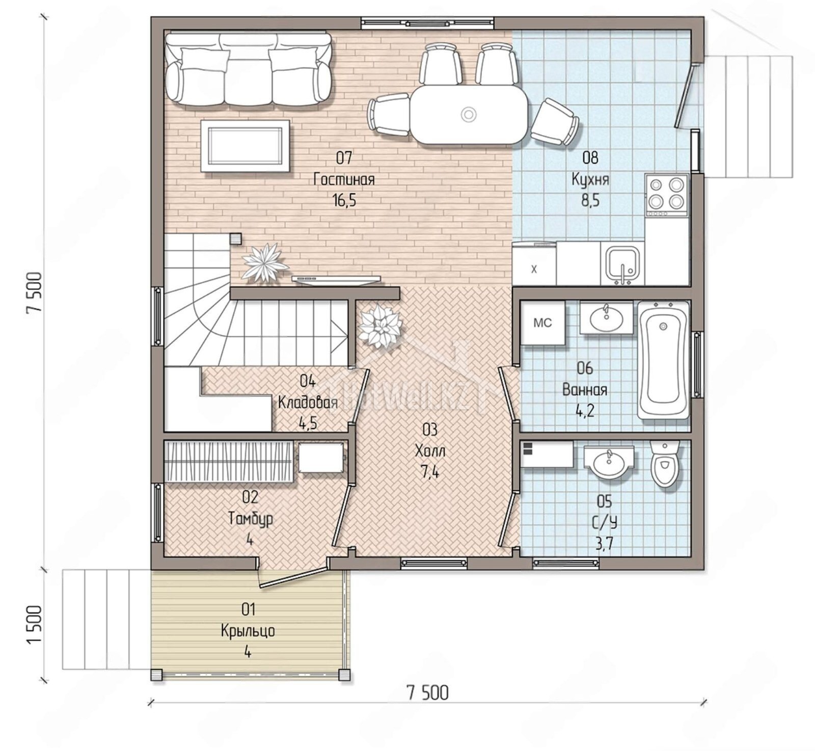 WhatsApp Image 2025-10-26 at 16.42.38 Проект дома "Р-117" 117 кв.м — изображение 2