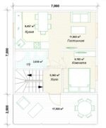 Проект дома "Б-116" 98 кв.м — изображение 3