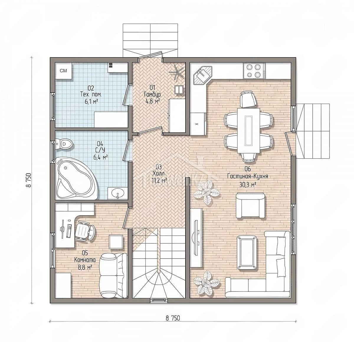 WhatsApp Image 2025-10-16 at 15.46.04 (1) Проект дома "А-153" 153 кв.м. — изображение 2