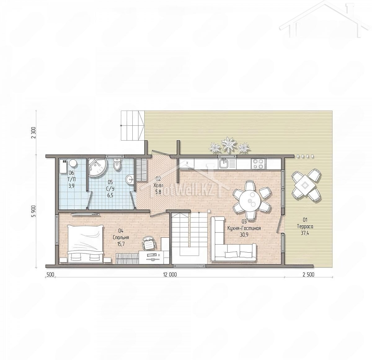 WhatsApp Image 2025-10-21 at 02.08.03 (1) Проект дома "В-178" 178 кв.м. — изображение 2