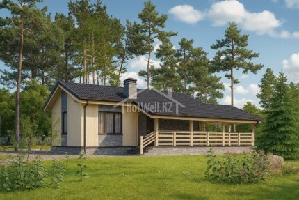 Проект дома "К-102" 75м2+27м2