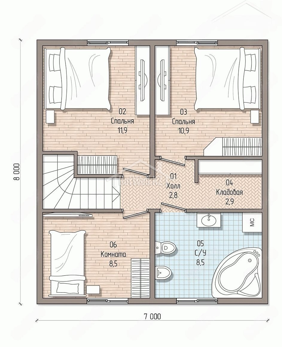 WhatsApp Image 2025-10-24 at 14.56.59 (2) Проект дома "М-112" 112 кв.м. — изображение 3