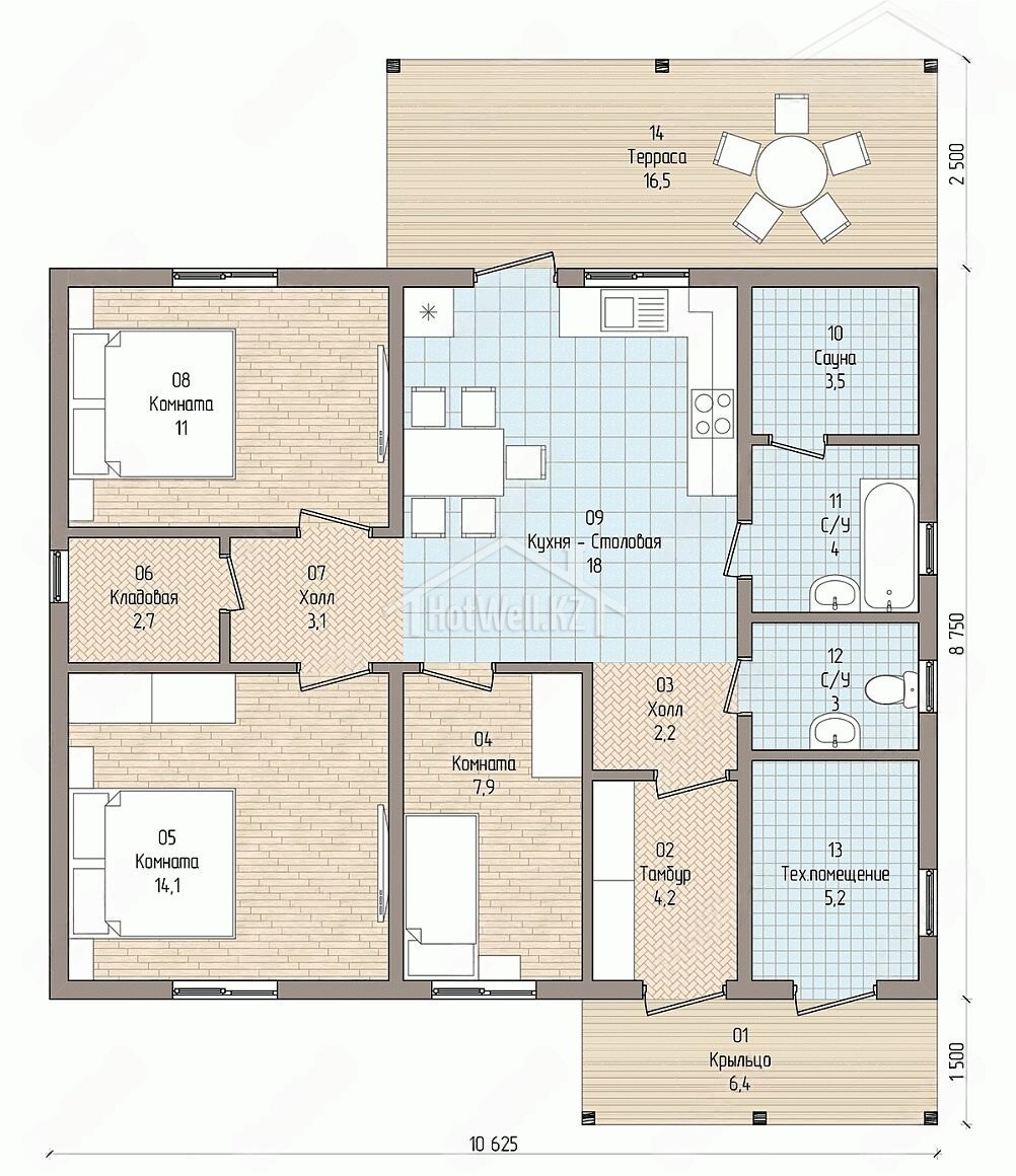 WhatsApp Image 2025-10-26 at 17.10.40 (1) Проект дома "Д-116" 116 кв.м. — изображение 2