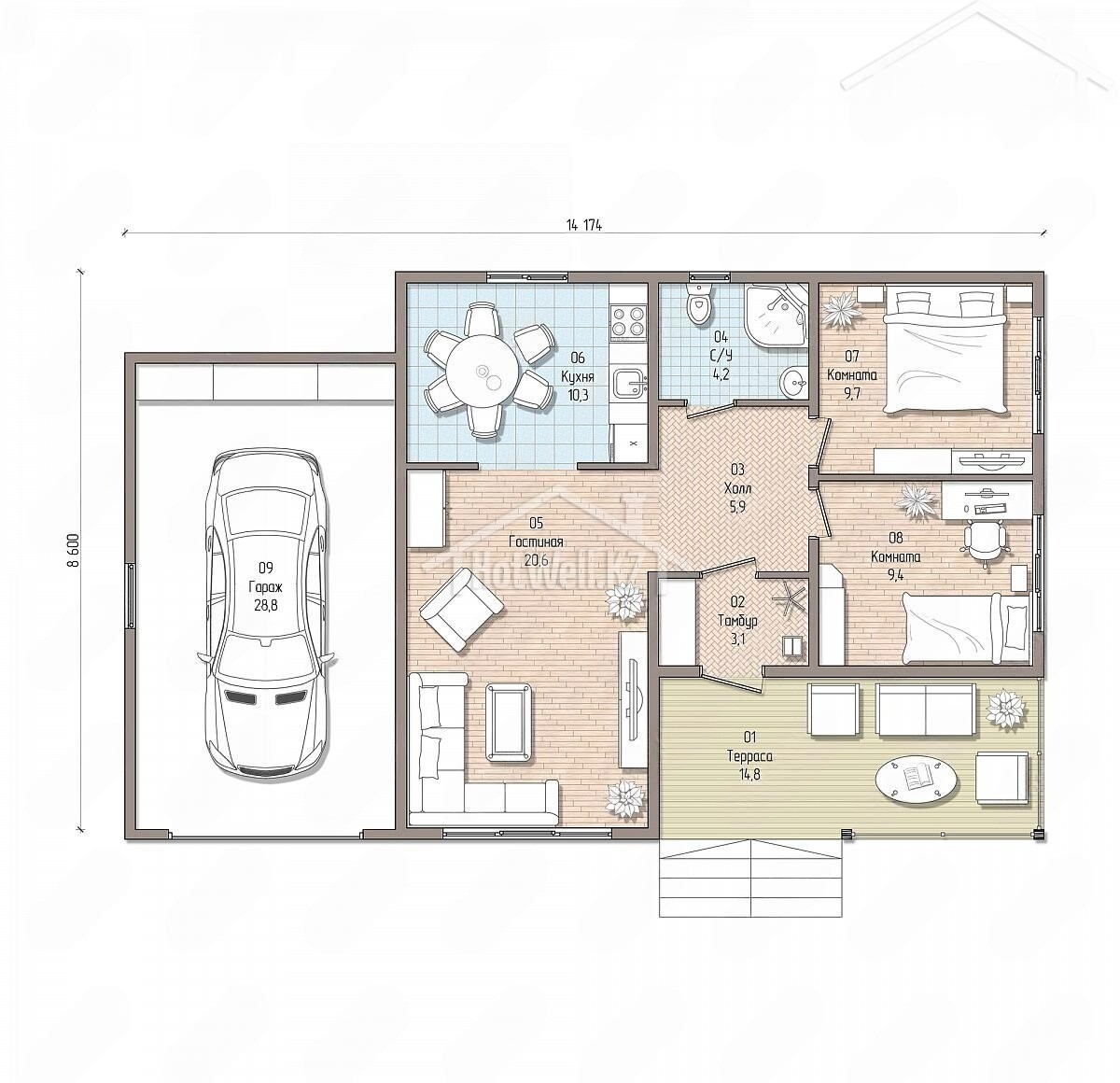 WhatsApp Image 2025-10-27 at 15.45.00 (1) Проект дома "Н-119" 119 кв.м. — изображение 2