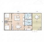 Проект дома "Б-120" 120 кв.м. — изображение 2