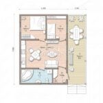 Проект дома "Д-74" 74 кв.м — изображение 2