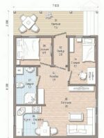 Проект дома "Д-71" 71 кв.м — изображение 2