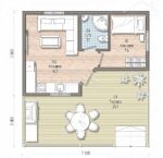 Проект дома "С-58" 58 кв.м. — изображение 2