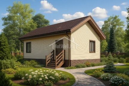 Проект дома "З-54" 54 м2