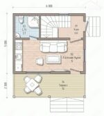 Проект дома "С-72" 72 кв.м — изображение 2
