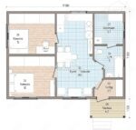 Проект дома "С-71" 71 кв.м. — изображение 2