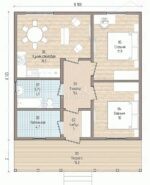 Проект дома "С-82" 82 кв.м. — изображение 2