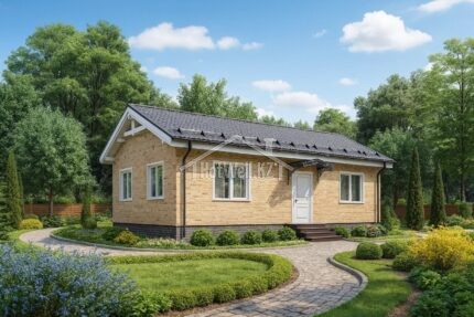 Проект дома "Е-70" 70 кв.м.