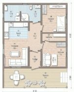 Проект дома "К-86" 86 кв.м. — изображение 2