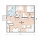 Проект дома "П-64" 64 кв.м — изображение 2