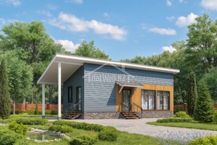 Проект дома "Л-61" 61 кв.м.