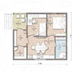 Проект дома "В-57" 57 кв.м. — изображение 2