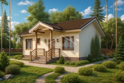 Проект дома "Д-94" 63 кв.м.