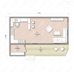 Проект дома "Б-59" 59 кв.м. — изображение 2