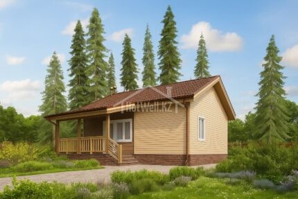 Проект дома "С-67" 67м кв.м.