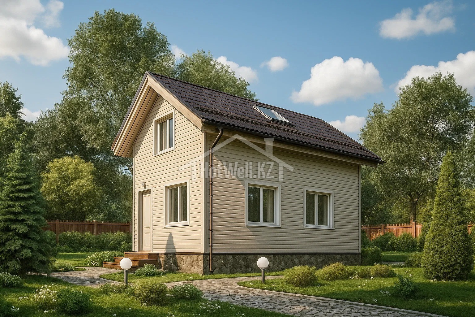 task_01k9vdzz76fett666cgdb0pj8d1 Проект дома "Ф-61" 61 кв.м — изображение 1