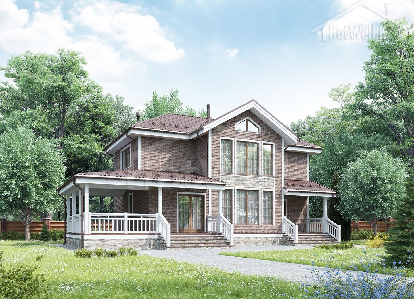 9404p9j18j52khc3l29bqhk960m6lq95j9ie0d1k60195dggc81.jpg Проект дома «О-194» — изображение 1