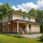 Проект дома Н-156 156 м² из СИП панелей, 2 этажа — HotWell.kz Алматы