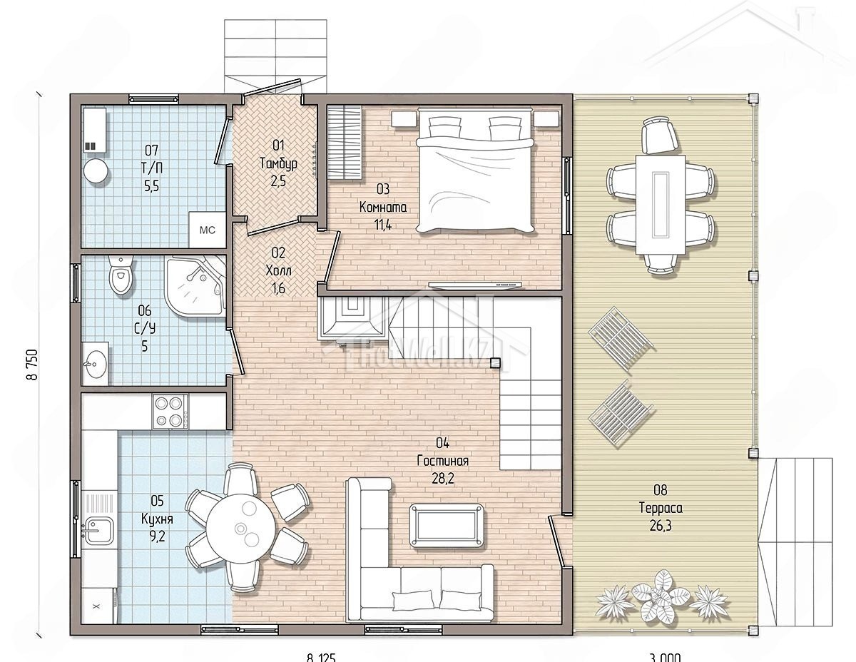 WhatsApp Image 2025-10-21 at 01.38.15 (1) Проект дома «Н-168» — изображение 2