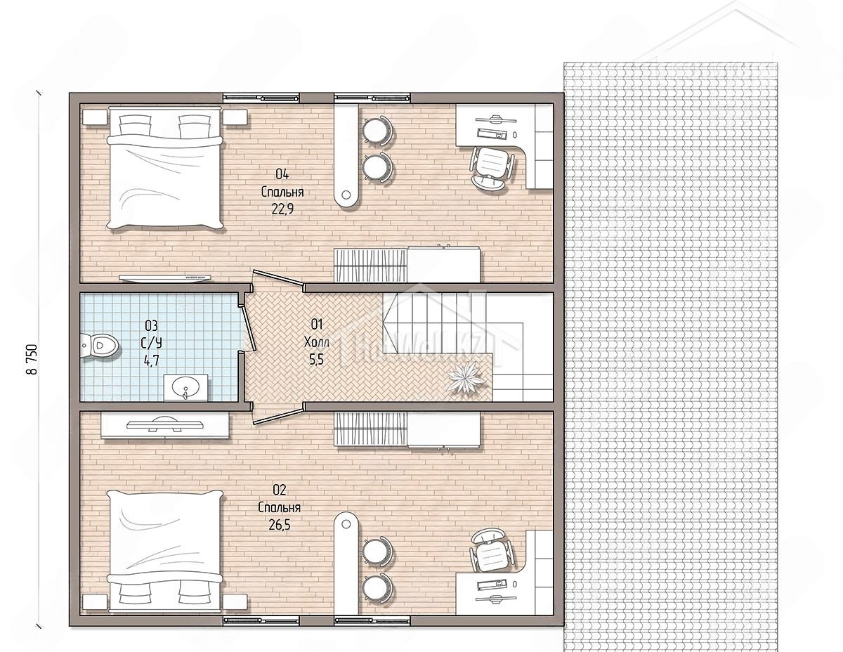 WhatsApp Image 2025-10-21 at 01.38.15 (2) Проект дома «Н-168» — изображение 3