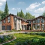 Проект дома М-354 354 м² из СИП панелей, 2 этажа со вторым светом — HotWell.kz Алматы