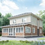 Проект дома С-156 156 м² из СИП панелей, 5 спален — HotWell.kz Алматы