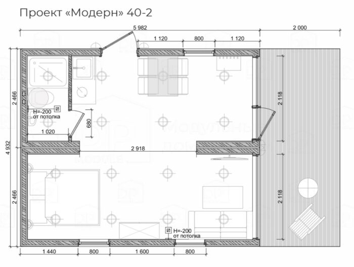 Проект дома «М-40-2» — изображение 2