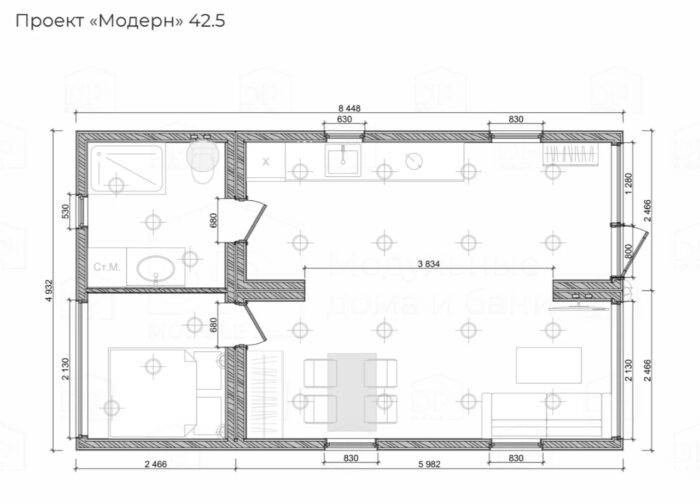 Проект дома «М-42.5» — изображение 2