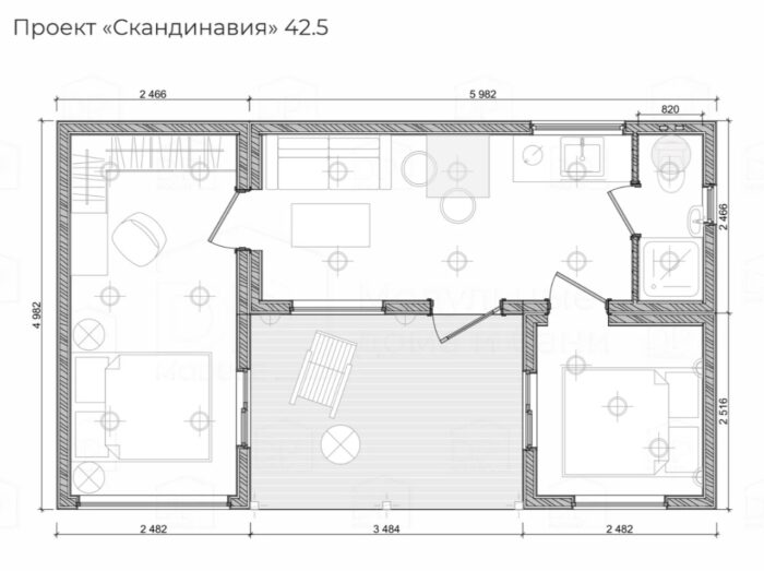 Проект дома «С-42.5» — изображение 3