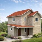 Проект дома А-108 108 м² из СИП панелей, 2 этажа — HotWell.kz Алматы