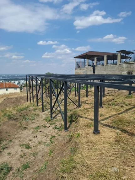 Строительство дома на стальном каркасе 161 м², Бесагаш (Аида) | HotWell.KZ