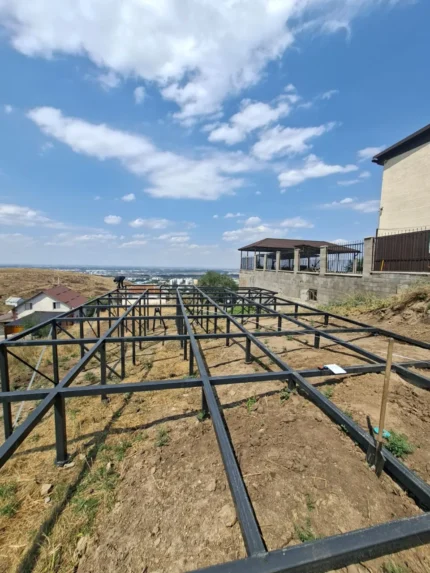 Строительство дома на стальном каркасе 161 м², Бесагаш (Аида) | HotWell.KZ
