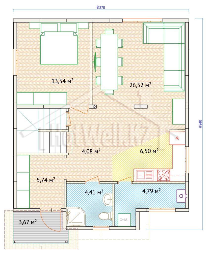 Дом из панелей в Алматы - Цена на дома из СИП панелей под ключ - HotWell.KZ