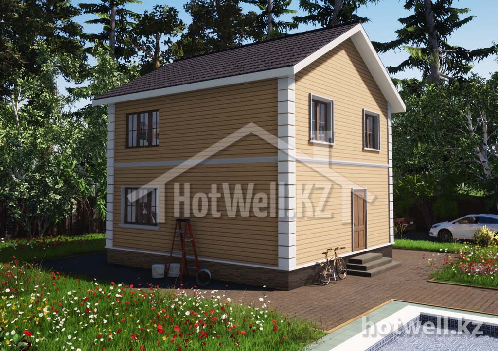 Дом конструктор из дерева - Производство и строительство домов в Алматы - HotWell.KZ