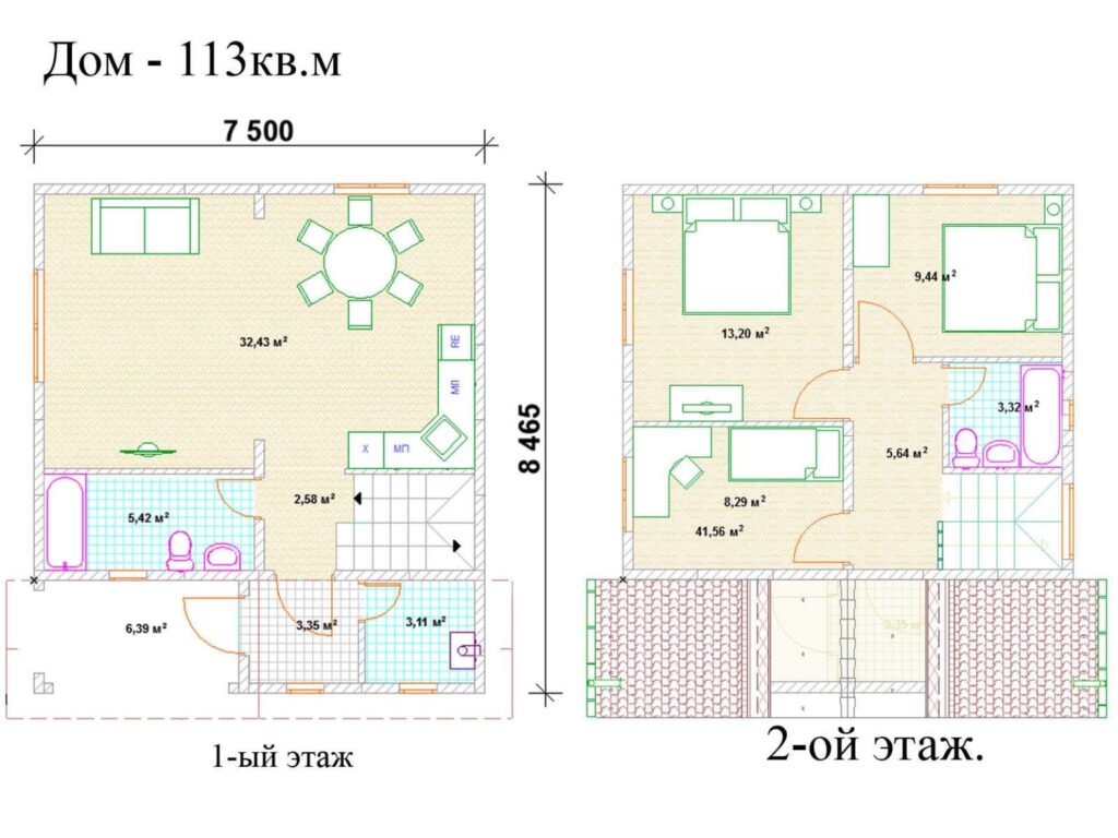 Проекты домов и коттеджей в Нур-Султане (Астане) - готовые чертежи - HotWell.KZ