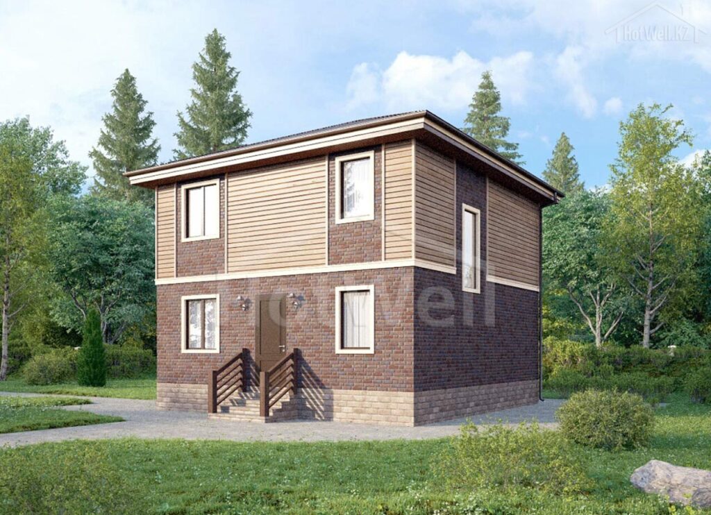 Каркасные дома под ключ в Алматы - Цена на строительство от 45 000 тг. м2 - HotWell.KZ