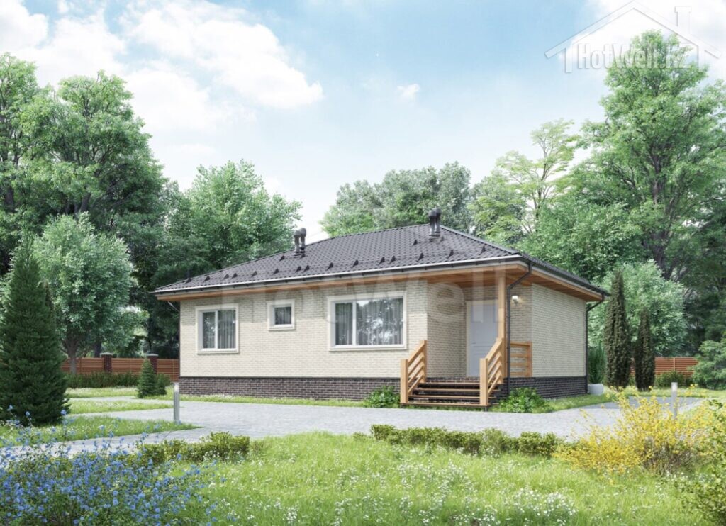 Деревянные дома купить в Алматы - Цена под ключ от 90 000 тг. м2 - HotWell.KZ