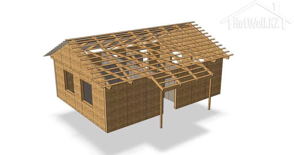 Построить дом в Актобе - Строим по Казахстану. Цена от 45 000 тг. м2 - HotWell.KZ