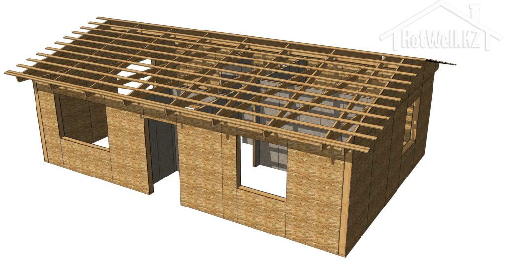 Эко дома в Нур-Султане (Астане) - Заказать строительство теплого эко дома - HotWell.KZ