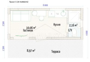 Проект дома «К-24» 24м2 — изображение 2
