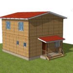 Проект дома «С-121ГГ» из СИП-панелей, 121 м² — проект дома под ключ | HotWell.KZ