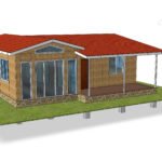 Проект дома «А-85ДД» из СИП-панелей, 85 м² — проект дома под ключ | HotWell.KZ