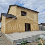 Проект дома «Ж-170» из СИП-панелей, 170 м² — двухэтажный дом с мансардой из осб-плит на бетонной плите | HotWell.KZ