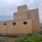Проект дома «О-172» из СИП-панелей, 172 м² — двухэтажный строящийся дом сложной формы из сип-панелей на фундаменте | HotWell.KZ